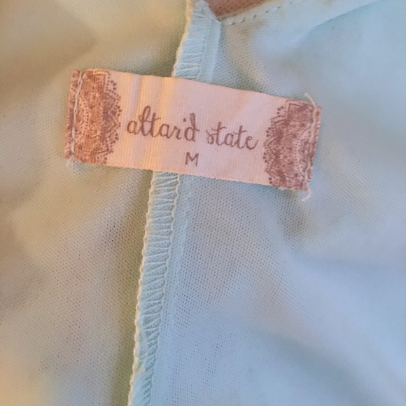 Mint Lace Pearl and Rhinestone Altar'd State Dress - Picture 7 of 8